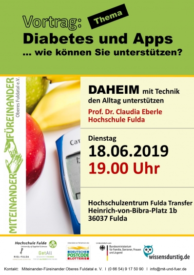 Plakat Vortrag Diabetes und Apps