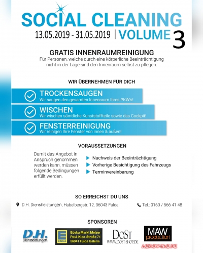 Social cleaning Volume 3 2019